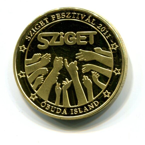2011 Sziget Music Festival Budapest Medal (b732-7) - Picture 1 of 2